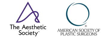 The Aesthetic Society logo, American Society of Plastic Surgeons  logo