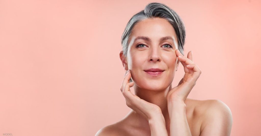 middle aged female model